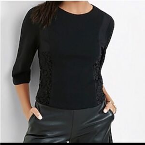 Express bell-shaped cut out back black size small NWOT